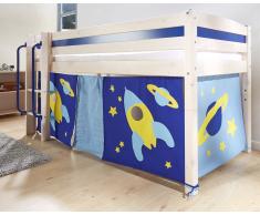 Bettvorhang Trendy (blau)