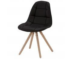 Polsterstuhl Joana (schwarz)