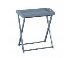 Beistelltisch Frederiksberg (63 cm, Tabletttisch, grau)
