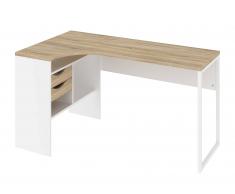 Schreibtisch Function Plus (81x145, Eiche-weiß)