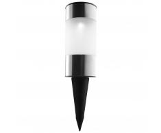 Solarleuchte Edelstahl (23,5 cm hoch)