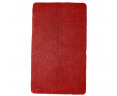 Microfaser-Badematte Uni de Luxe (65x110, bordeaux)