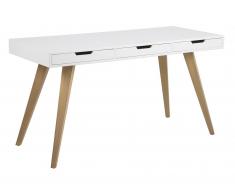 Schreibtisch Gram (60x141,8, weiß)