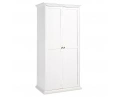 Kleiderschrank Pariso (2-türig, weiß)