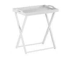 Beistelltisch Frederiksberg (63x56x37, weiß, Tabletttisch)