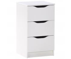Kommode Westphalen (weiß, 3 Schubladen)