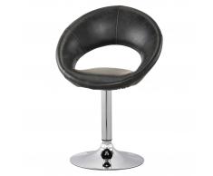 Polsterstuhl Plump (vintage schwarz)