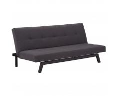 Schlafsofa Skovlunde (grau, klappbar)