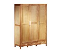 Kleiderschrank New Oak (3-türig, Eiche, geölt)