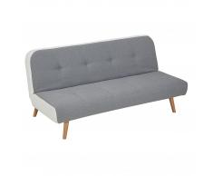 Schlafsofa Havdrup (klappbar, grau-weiß)