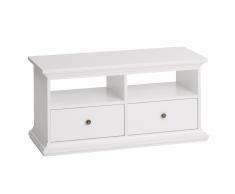 TV-Schrank Pariso (schmal, weiß)