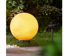 Kugel-Solarleuchte (ø 30 cm, terracotta)