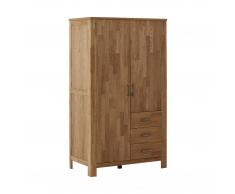 Kleiderschrank Frederikshavn (2-türig, natur hell geölt)