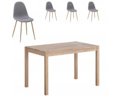 Essgruppe Ascona/Tinglev (70x115, 4 Stühle)