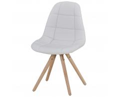 Polsterstuhl Joana (weiß)