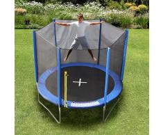 Trampolin El Salto (ø 304 cm, Sicherheitsnetz)