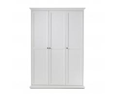 Kleiderschrank Pariso (3-türig, weiß)