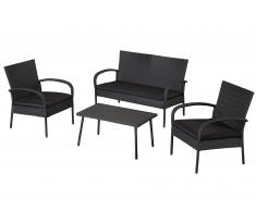 Gartensofa-Set Brisbane (4-teilig)