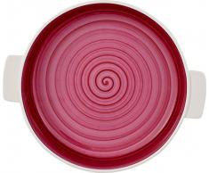 Villeroy & Boch Clever Cooking Pink Runde Backform, 24 cm, Premium Porzellan, Pink