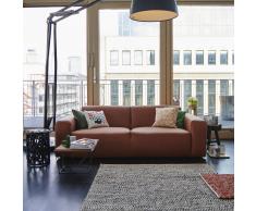Wilna Sofa 3-Sitzer in Leder cognac