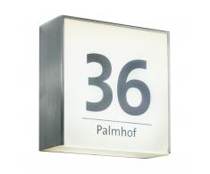 Mono 3a Außenleuchte inkl. Beschriftung