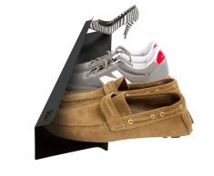 Horizontal Schuhregal 120 schwarz