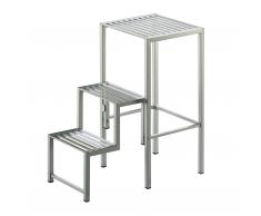 Aero Step Blumentreppe alu