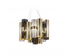 La Lollo LED Pendelleuchte gold-fumé