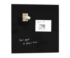 artverum® Glas-Magnetboard 100 x 100 schwarz