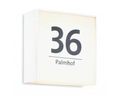 Mono 3a Außenleuchte inkl. Beschriftung