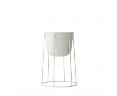 Wire Pot Blumentopf 40 weiss