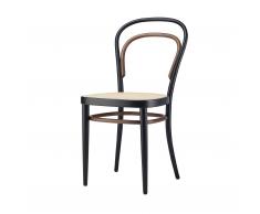 214 Two-tone Stuhl mit Wiener Geflecht