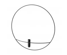 POV Circle Wandvase schwarz