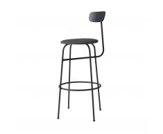 Afteroom Barhocker mit Sitzkissen Wolle high schwarz-anthrazit