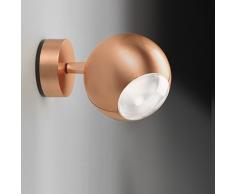 Bola LED Wand- und Deckenstrahler kupfer