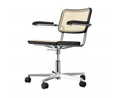 S 64 VDR Atelier Drehstuhl mit Wiener Geflecht