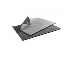 Double Tischset 2er-Set 45x33 silbergrau-anthrazit
