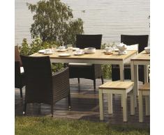 Quadrat Teak Tisch