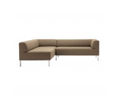 freistil 185 Sofaecke mit Longchair links blassbraun