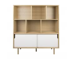 Alvito Highboard weiß/weiß