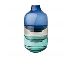 Fusione Vase groß blau