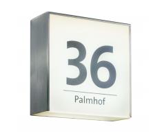 Mono 3a Außenleuchte inkl. Beschriftung