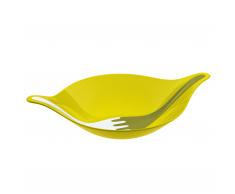 Leaf XL Salatschüssel mit Besteck