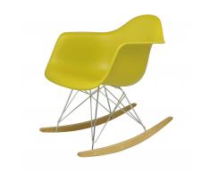 Eames Plastic Armchair RAR Schaukelstuhl