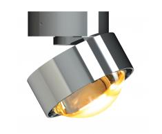 Puk Move LED Wand- und Deckenleuchte Glas chrom glänzend