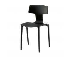 Split Outdoor Stuhl schwarz