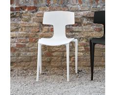Split Outdoor Stuhl weiss
