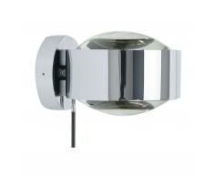 Puk Maxx Wall Plus Wandleuchte Linse-Linse chrom glänzend
