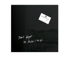 artverum® Glas-Magnetboard 30 x 30 schwarz
