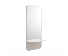 Horizon Vertikal Wandspiegel mit Ablage